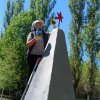 29 и 30 апреля навели  порядок   на  территории  братского  захоронения  в  х.Октябрьский